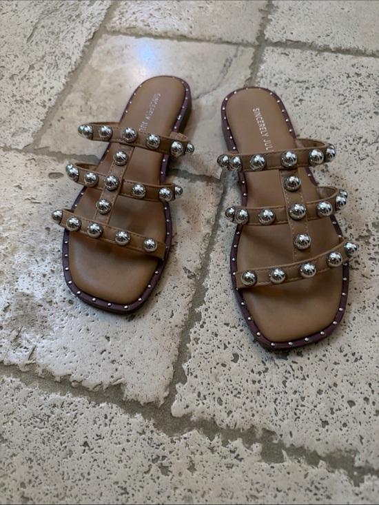 Sincerly Jules Shoes - Women's Studded Sandal by Sincerely Jules